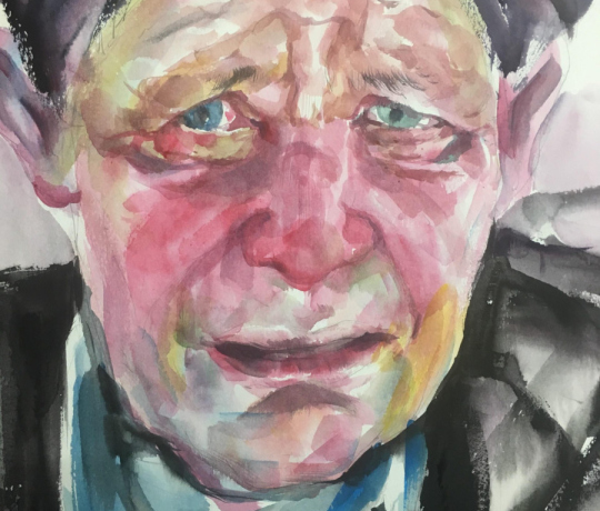 ένας ηλικιωμένος άντρας30x40cm