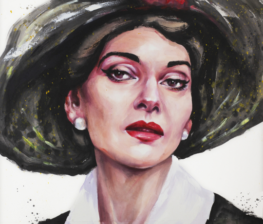 Μαρία Κάλας100x100cm
