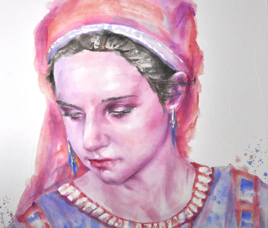 μια φιλη 80x80cm